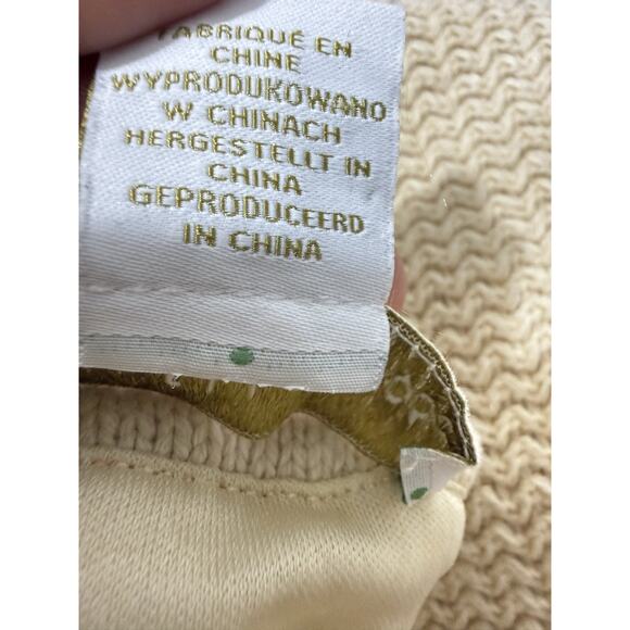 House Of Harlow 1960 Size M Beige Knit Fitted Spaghetti Strap Beach Dress - Picture 10 of 14